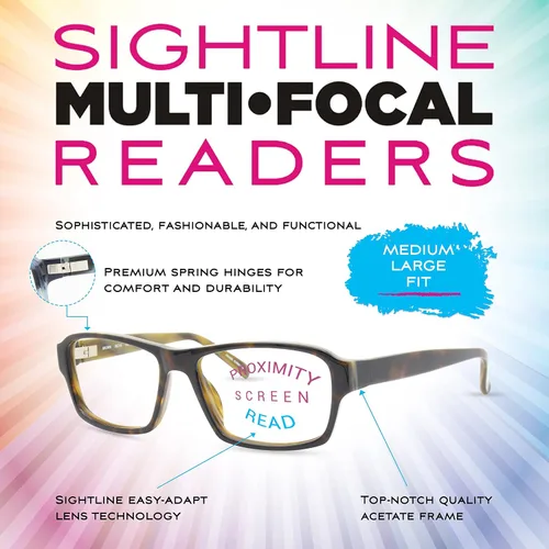 Miniatura 2 de Sightline Gafas de lectura multifoco de ajuste medio H111