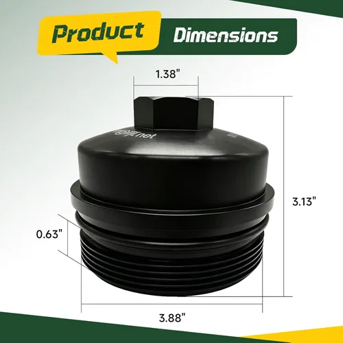 Miniatura 3 de iFJF 3C3Z-9G270-BA Tapa de Filtro de Bomba de Levantadores de Repuesto para F250 F350 F450 F550 Super Duty Powerstroke 6.0L 2003-2007 6.4L 2008-2010