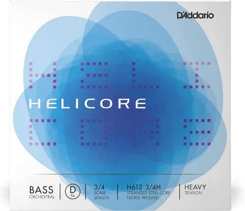 Miniatura 14 de D'Addario Helicore Orchestral Bass Single A String, escala 3/4, tensión media