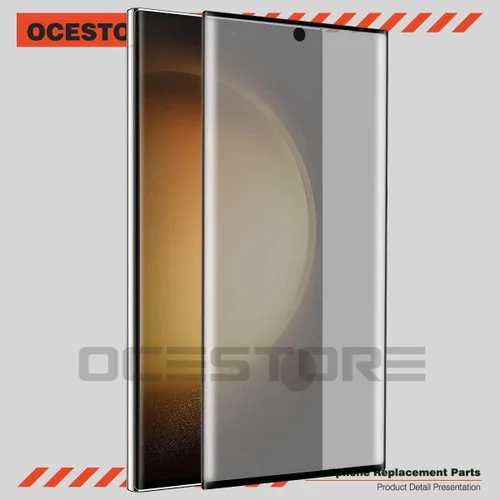 Miniatura 3 de OCESTORE Paquete de 2 protectores de pantalla de privacidad, antiespías, antiarañazos, ultrafino, transparente, 9H, de vidrio templado, repuesto