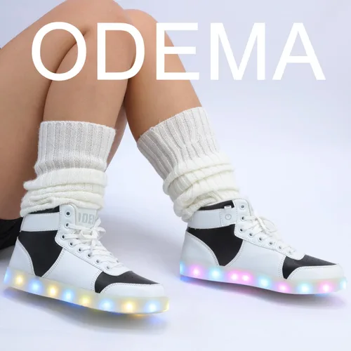 Miniatura 2 de Odema V3 - Zapatos deportivos con luz de carga USB, zapatillas de deporte LED para bailar