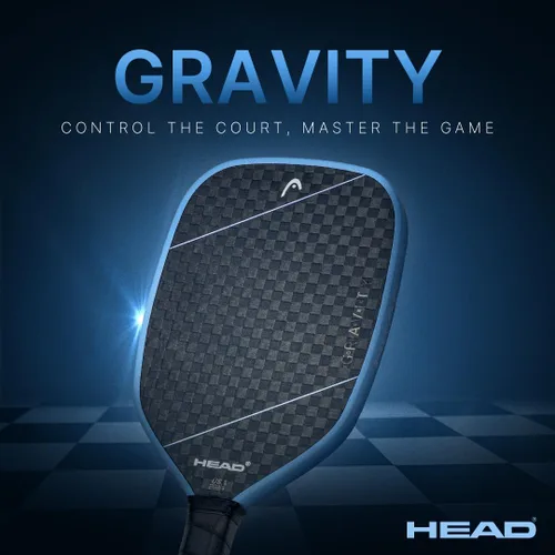 Miniatura 8 de HEAD Gravity Tour 2025 - Pala de pickleball - Superficie de carbono crudo, paleta de control, forma compacta de punto dulce, ThermoTech, paredes
