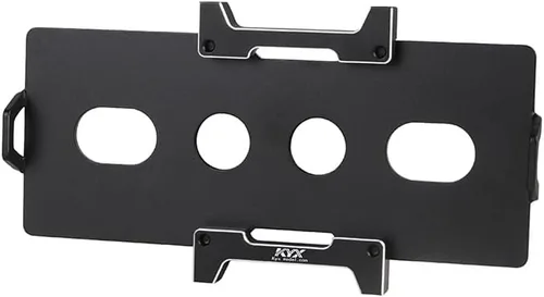 Miniatura 5 de KYX Carreras CNC mecanizado aluminio bandeja de batería actualizaciones piezas accesorios para 1/10 RC Crawler coche Axial SCX10 PRO