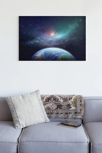 Miniatura 5 de Póster espacial de exoplaneta en el espacio exterior, galaxia, sistema solar, ciencia, mapa para niños, aula, planetas de la Tierra, NASA, Vía