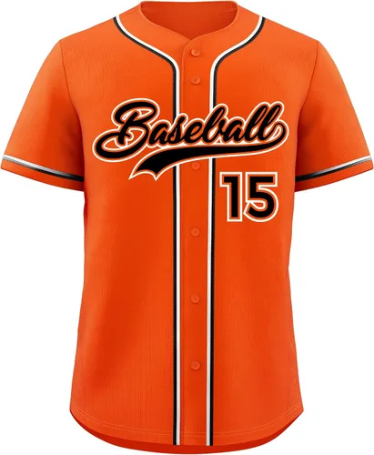 Miniatura 18 de KXK - Camiseta de béisbol personalizada cosida, uniforme deportivo para hombres, mujeres y niños