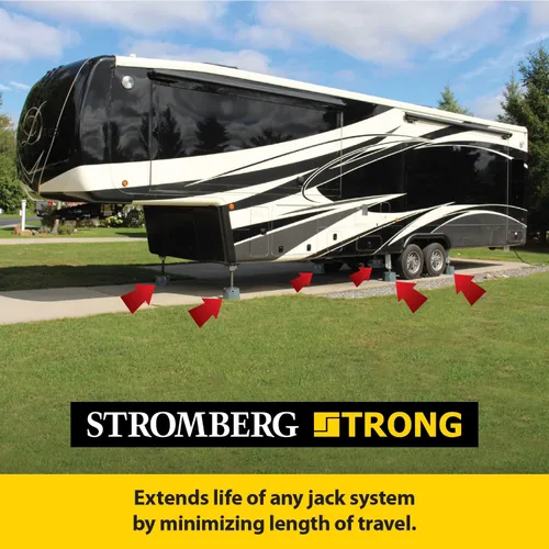 Miniatura 4 de Stromberg Carlson Base Pad Extreme – Bloque de 7 pulgadas, capacidad máxima de 6000 libras – Accesorios de caravana para remolques de viaje