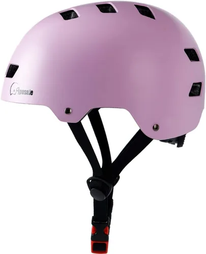 Miniatura 2 de Casco para bicicleta y patineta, ajustable y multideporte para patines y scooter, 3 tallas para adultos, jóvenes, niños y bebés Rosa