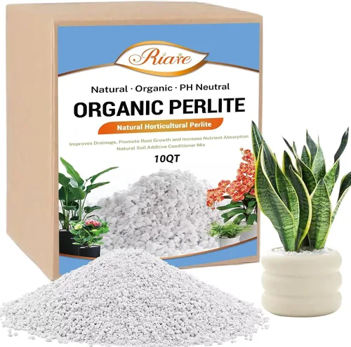Miniatura 8 de Riare Perlita orgánica de 2 cuartos de galón para plantas, enmienda de suelo de perlita hortícola para plantas, mezcla de macetas, acondicionador