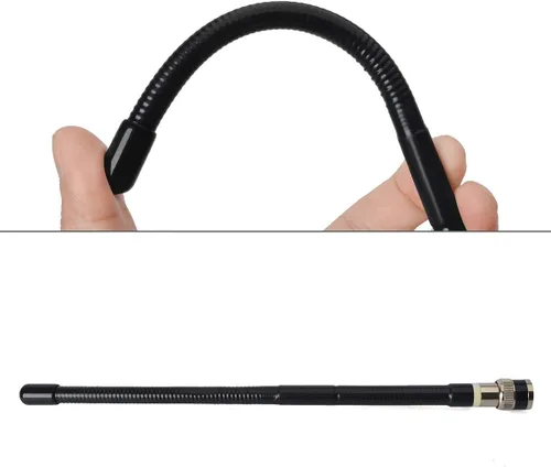 Miniatura 5 de HYS Antena BNC de 27 Mhz Radio bidireccional de mano 9.45 pulgadas Antena BNC para Cobra Midland Uniden de mano Cb de mano/radio portátil