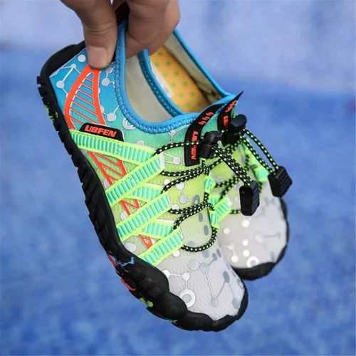 Miniatura 7 de UBFEN - Zapatos para el agua para niños y niñas zapatos acuáticos y livianos de secado rápido para ir a la playa practicar deportes hacer natación e