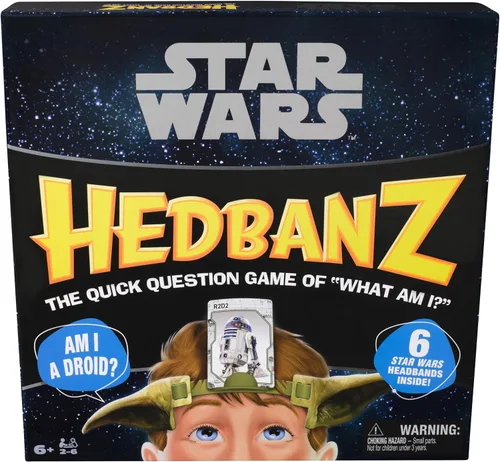 Miniatura 10 de Spin Master Games, Hedbanz Edición 2023 con nuevas cartas, juego de mesa de adivinanzas de imágenes, para familia y niños, 2-6 jugadores