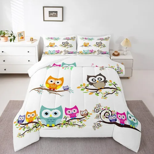 Miniatura 20 de Feelyou Juego de edredón de música rock para niños, edredón colorido con estampado de mariposas para niños y niñas, juego de ropa de cama de Multi