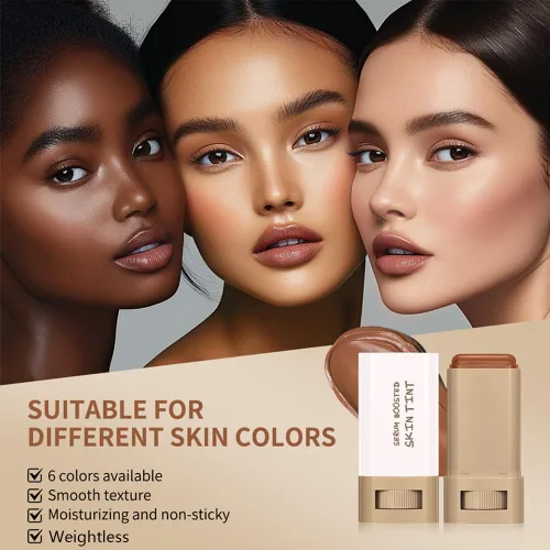Miniatura 8 de Un bálsamo de belleza 3 en 1combining, suero de belleza, tinte para la piel, suero hidratante teñido sólido, base de contorno facial para mujeres
