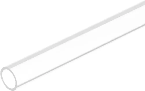 Miniatura 36 de MECCANIXITY Tubo acrílico transparente rígido redondo tubo 44mm (1.7") ID 50mm (2") OD 14" para lámparas y linternas, sistema de refrigeración por