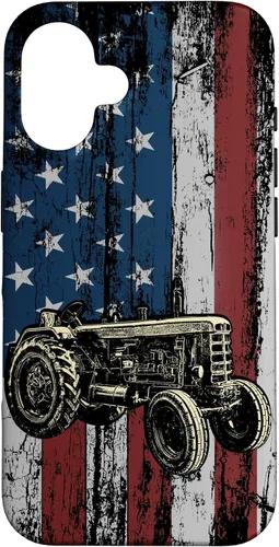 Miniatura 32 de Patriotic Tractor American Flag Tractor Farm Gift Farmer Case for iPhone 17