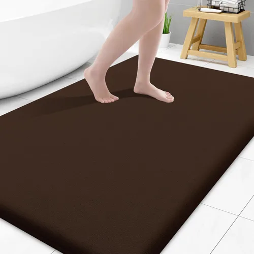 Miniatura 78 de Smiry Tapetes de Baño de Espuma Viscoelástica 36 x 24 pulgadas, Tapetes de Baño Extra Suaves y Absorbentes, Alfombra Antideslizante Lavable