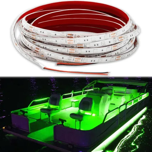 Seaponer - Tira de luces LED marina para pontones, lanchas, veleros, kayaks, iluminación flexible para decoración, luz interior de cortesía, noche