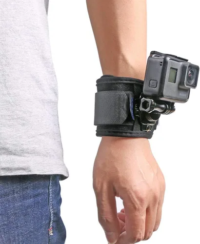 Miniatura 9 de Soporte de correa de muñeca con adaptador de liberación rápida compatible con GoPro Hero 13/12/11/10/9/8/7/ 6/5 Negro, DJI Osmo Action 5 pro/4/3/2
