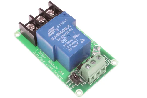 NOYITO Módulo de relé de 1 canal 30A Disparador de nivel alto y bajo con carga de aislamiento optoacoplador CC 30V AC 250V 30A para control de