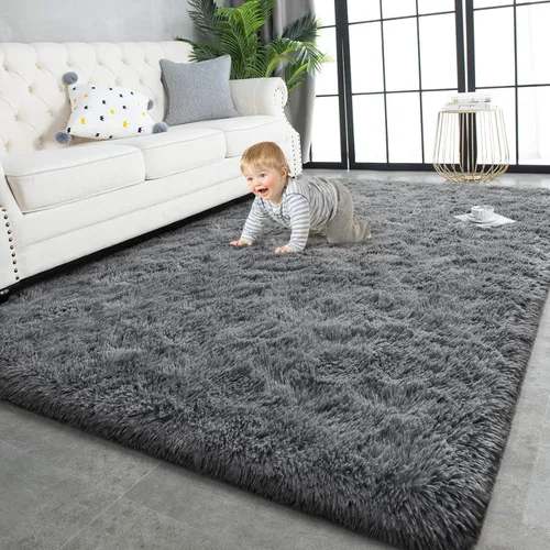 Miniatura 26 de TWINNIS - Alfombras muy suaves de pelo largo para interiores de 3 x 5 pies. Modernas alfombras de áreas de felpa para sala de estar, dormitorio