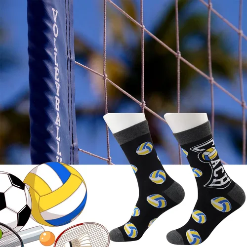 Miniatura 6 de Regalo de entrenador de voleibol, 2 pares de calcetines de voleibol para entrenador de agradecimiento, regalo de voleibol, regalo de agradecimiento
