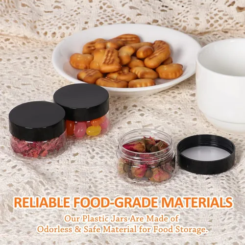 Miniatura 2 de recipientes de plástico con tapas, 1Fl.oz 28Pack