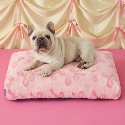 Miniatura 10 de LE SURE - Cama pequeña para perro con espuma triturada gruesa, cama para interiores con funda afelpada extraíble y base antideslizante, verde