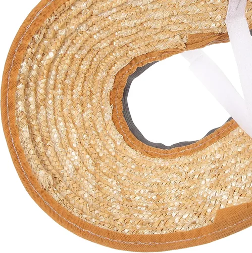 Miniatura 7 de Yardwe Sombrero de visera de ala completa, cubierta de sombrero de construcción, visera dura, repuesto para el sol para los trabajadores, accesorios
