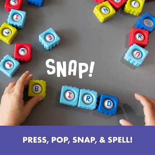 Miniatura 4 de Educational Insights Alphabet BubbleBrix - Juguetes sensoriales de aprendizaje del alfabeto, manipuladores de alfabetización para preescolares