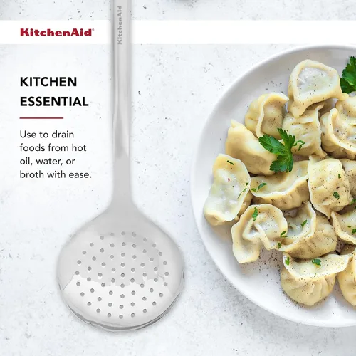 Miniatura 4 de KitchenAid Colador prémium con gancho para colgar, 14 pulgadas, acero inoxidable