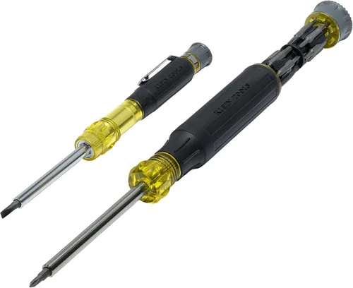 Klein Tools 80209 Juego de destornilladores multipuntas de precisión, 31 piezas, mango de agarre acolchado, puntas para reparación de productos