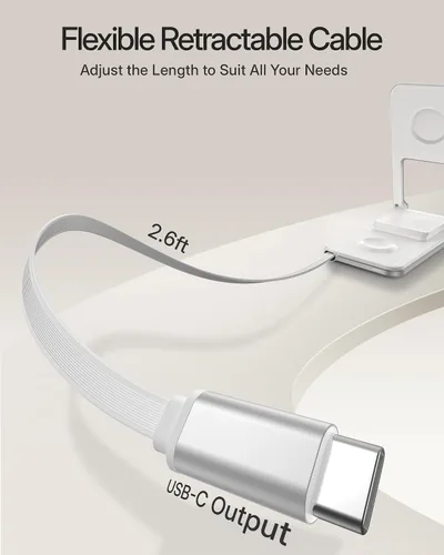Miniatura 4 de Soporte de cargador inalámbrico Mag-Safe para iPhone 17 Pro Max, estación de carga 3 en 1 para múltiples dispositivos, cargador de viaje plegable