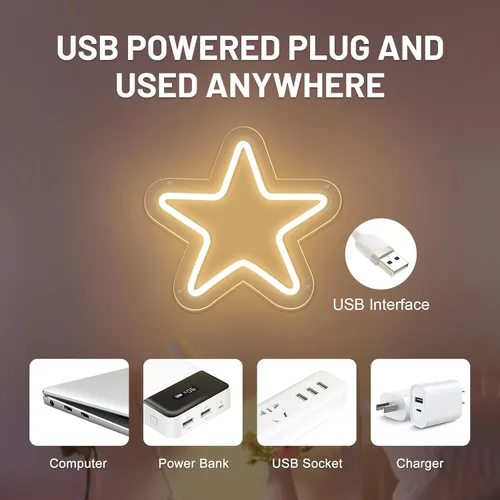 Miniatura 36 de Letrero de neón de baloncesto, 9.84 x 9.84 pulgadas, luz de neón LED de baloncesto, alimentado por USB con interruptor regulable, letrero LED