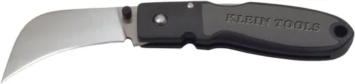 Miniatura 7 de Klein Tools 44006 Cuchillo con bloqueo, hoja Hawkbill de 2-5/8 pulgadas, mango de aluminio