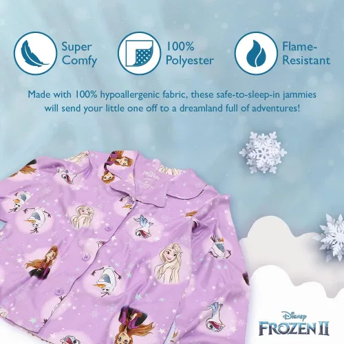 Miniatura 3 de Disney Pijama de algodón de temporada de Minnie y Mickey para niños