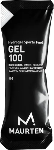 MAURTEN Gel 100 Energy Gel – Paquete de 12 de 1.41 oz – 0.88 oz de carbohidratos por porción – Tecnología de hidrogel patentada amigable para el