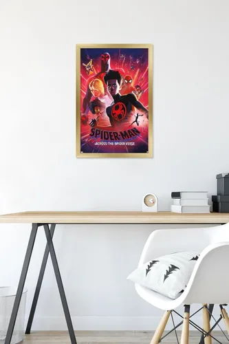 Miniatura 6 de Trends International Marvel Spider-Man: Across The Spider-Verse - Póster estático de pared de una hoja, 14.72 x 22.37 pulgadas, versión enmarcada