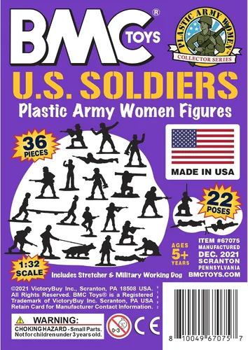 Miniatura 9 de BMC - Figuras de plástico para mujer, 36 unidades, color morado, fabricadas en Estados Unidos