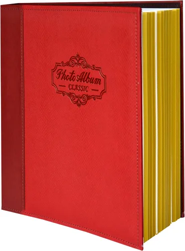 Miniatura 2 de Álbum de fotos con capacidad para fotos de 3 x 5, 4 x 6, 5 x 7, 6 x 8, 8 x 10, cubierta de cuero, página magnética autoadhesiva, álbumes DIY hechos