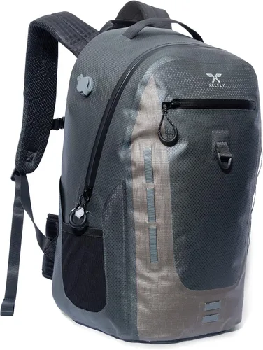 Miniatura 3 de Xelfly Submersipack - Mochila impermeable – Sumergible, inflable, flotante recubierto de TPU bolsa seca de nailon duradero con cremallera hermética