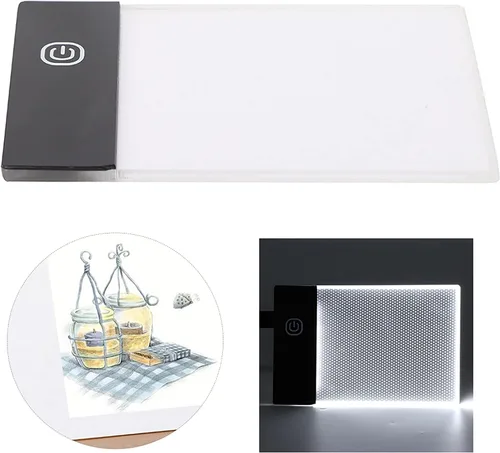 Miniatura 3 de Almohadilla de luz LED para trazado, tablero de luz A6 para dibujo de animación, tablero de copia USB para bocetos de tatuajes de plantillas