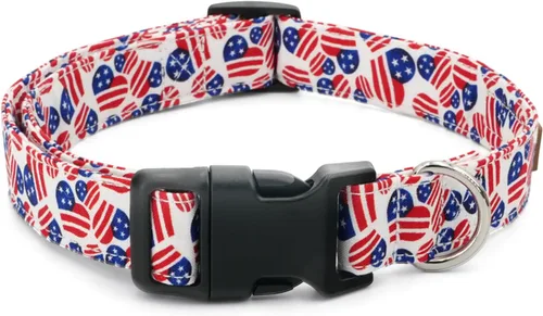 Miniatura 9 de Tunkoo Collar de perro de flores de margarita, bonito collar floral ajustable para perros machos y hembras con hebilla de plástico fuerte