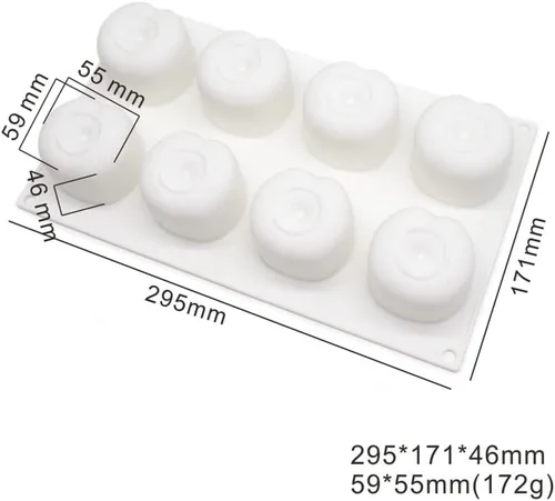 Miniatura 2 de Molde de silicona para postres, molde de silicona para pastel para hornear, molde de fondant con forma de fruta para caramelo de azúcar, gelatina