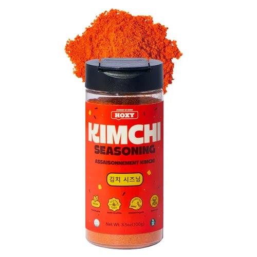 HOXY Journey of Korea Mezcla de condimentos Kimchi de 3.5 onzas, mezcla de condimentos picantes originales, rica en probióticos, vegana, sin gluten,