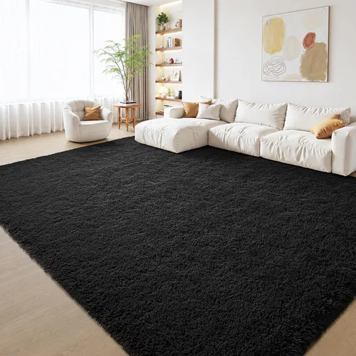 Miniatura 94 de Zentavio - Alfombras para sala de estar, alfombras de área verde oscuro de 3 x 5 pies, alfombra de césped artificial, alfombra de pelo mullido