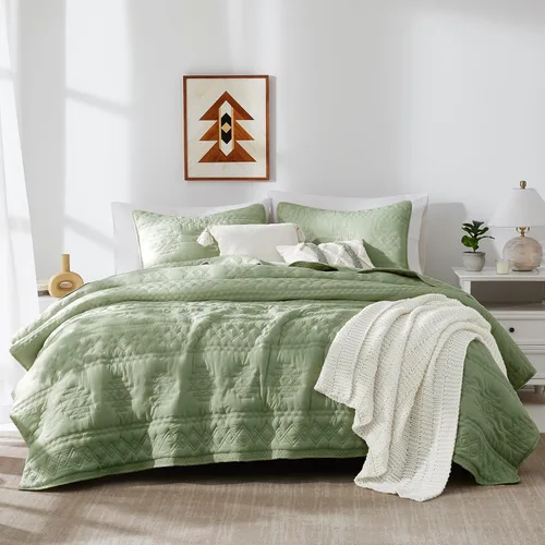 Miniatura 20 de WDCOZY Juego de ropa de cama tamaño individual de color azul claro con 1 funda de almohada, colcha ligera y suave, funda de edredón fina para todas