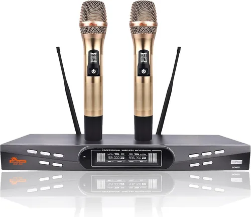 UHF-630 Sistema de micrófonos inalámbricos duales de la ayuda vocal digital de primera clase