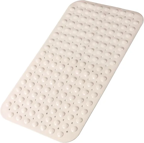 Tapetes para bañera y ducha, tapete de baño antideslizante de 28 x 15 pulgadas, tapete para bañera lavable a máquina con ventosas y orificios de