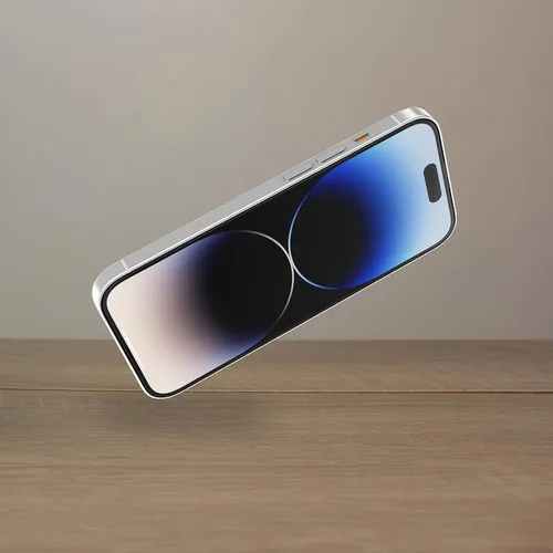 Miniatura 4 de OtterBox AMPLIFY - Protector de pantalla antimicrobiano de vidrio para iPhone 14 Pro Max (solamente), respuesta táctil impecable, resistente a