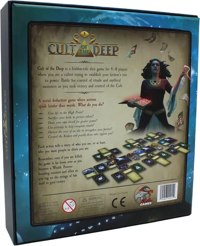 Miniatura 3 de Cult of The Deep: un juego de mesa de estrategia de 45-75 minutos para 4-8 jugadores, para luchar por los controles de rituales y monstruos míticos